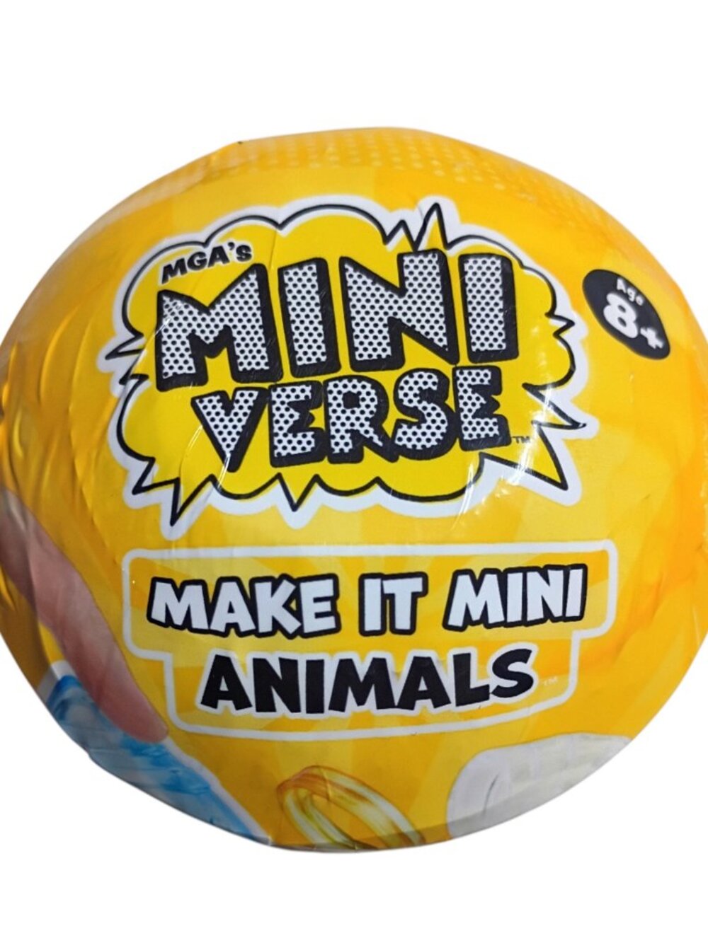 Mga'S Miniverse Make It Mini Animals Series 2 Toy Blind Capsule 1 Set Yellow
